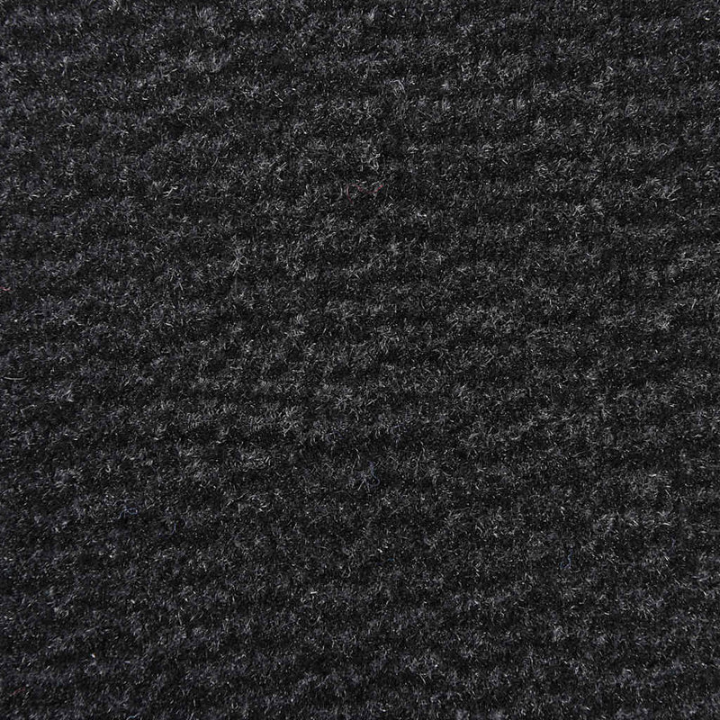 Non-Slip Indoor / Outdoor Door Mat, Black, 80cm W x 120cm L
