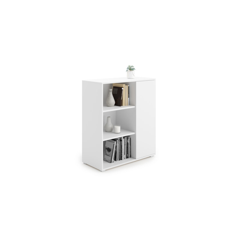Hotske 1 - Door Rectangle Accent Cabinet, White
