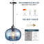 Luminaire suspendu en verre Îlot de cuisine