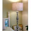 Beige-white+Grey Linen+Resin Free Form Floor Lamps