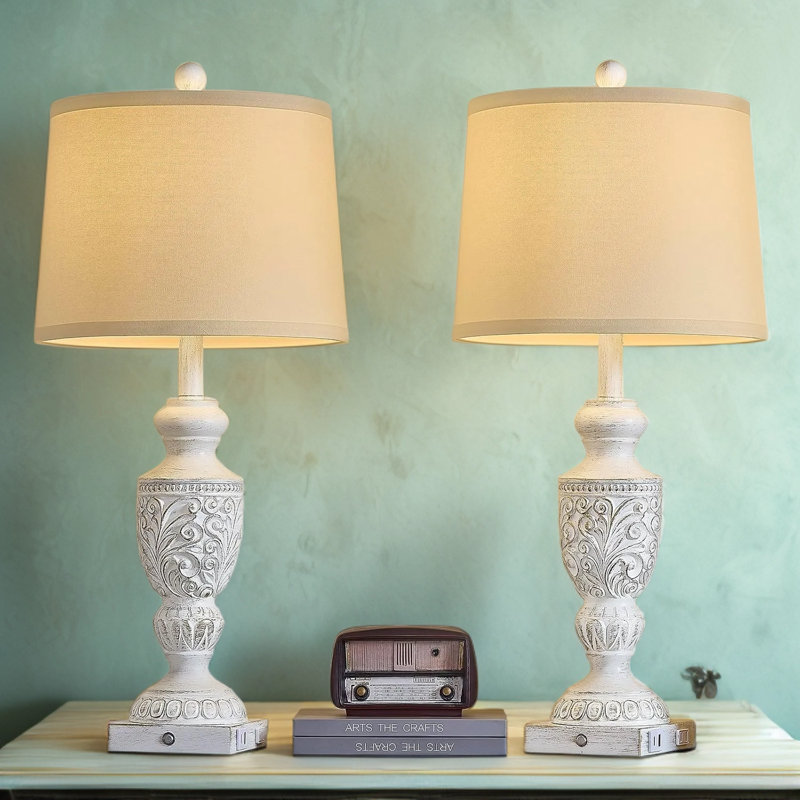 Ensemble de 2 lampes de table Farmhouse