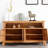 Modern Burlywood Solid Wood Sideboard