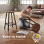 Counter Stool with Metal Frame