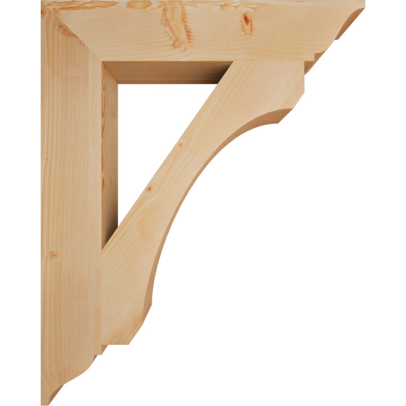 Support lisse Legacy, Sapin de Douglas, H 40 po x l 5,5 po x P 32 po