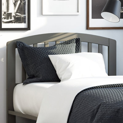 Bharmal Solid Wood Arched Slat Headboard