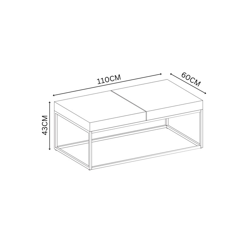 Cankut Frame Coffee Table