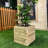 Powersheds Pressure Treated Square Planters