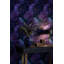 Papier peint floral mauve élégant