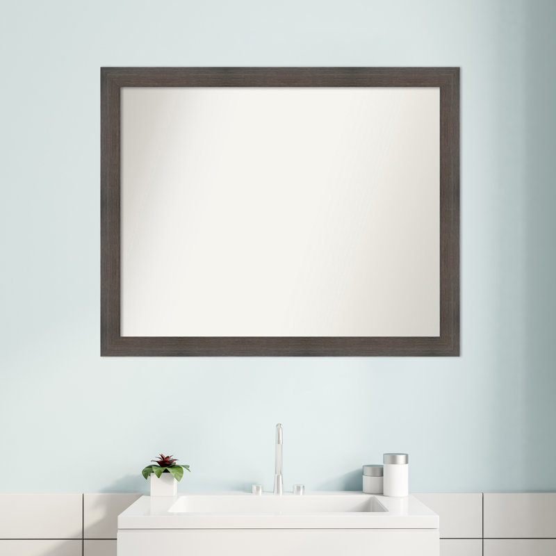Miroir de salle de bain Hardwood, 25 po x 31 po