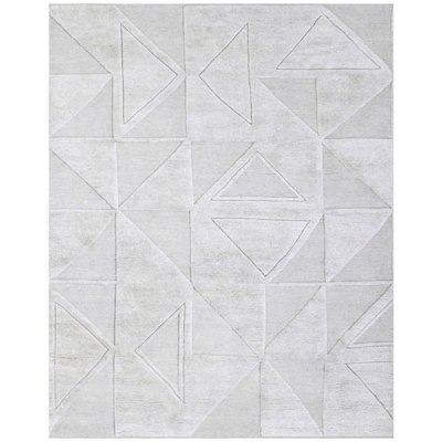 Wool Geometric Area Rug