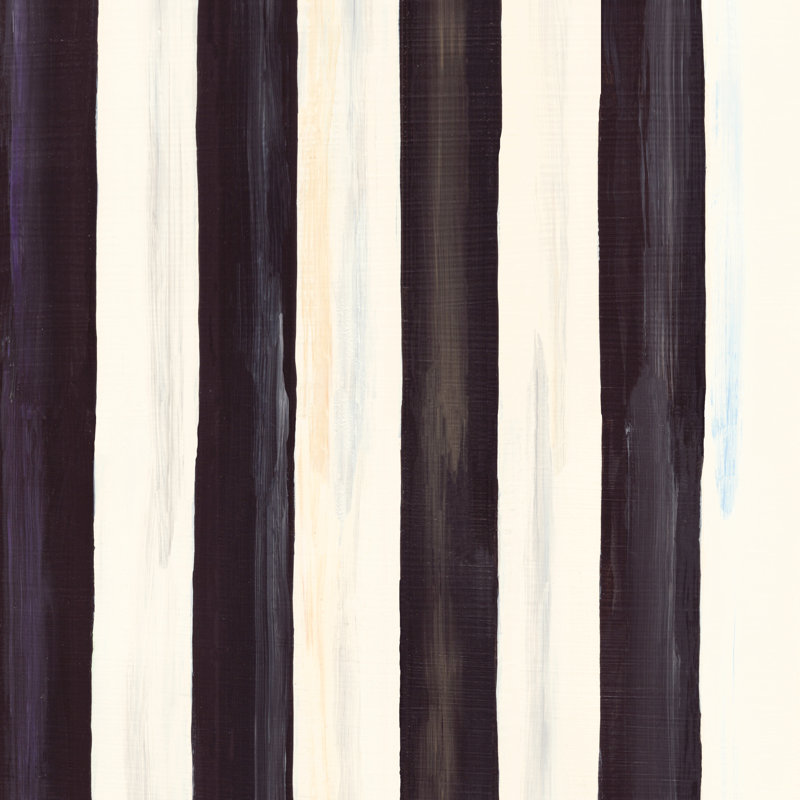 Stripe Peel & Stick Wallpaper, Black