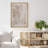 Faded Textured Brown Tan Colour Blocks Abstract Shapes Minimalism Contemporary Nordic Wall Decor-97559210-97559208