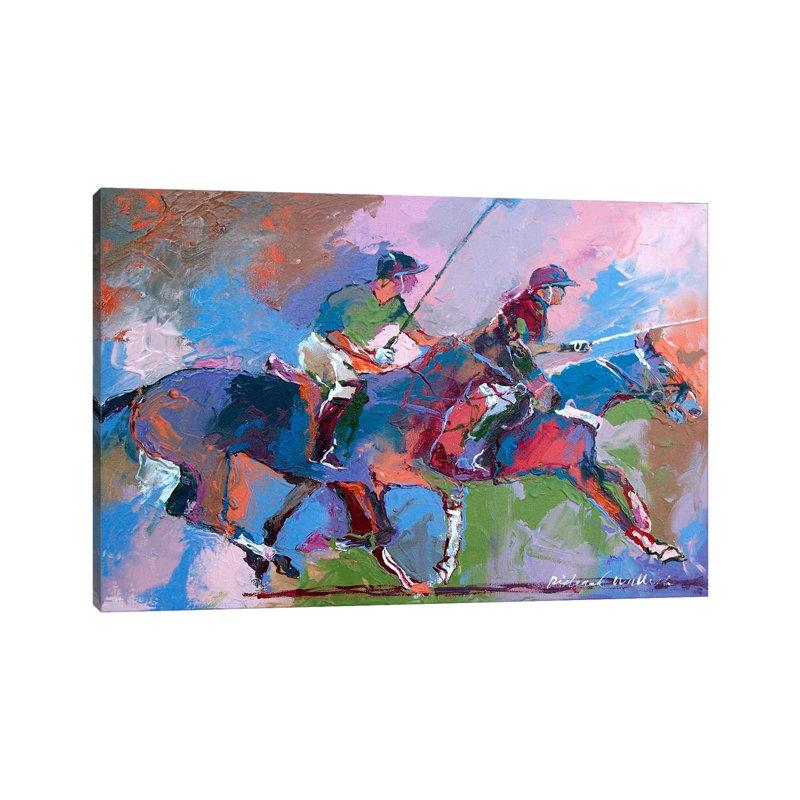 Polo I 1 Piece Wrapped Canvas Wall Art, 20.32 cm H x 30.48 cm W