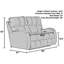 Causeuse inclinable électrique Gleeson-66154453