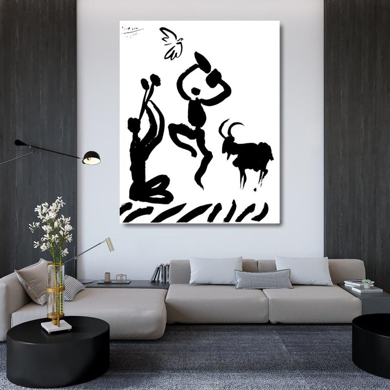 Flute Player, 46" H x 36" W