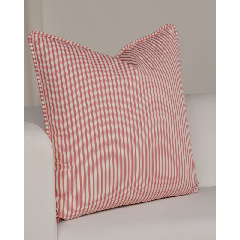 Oreiller Edan Nolhan Concorde, Carré H 20 po x l 20 po, Rouge, Plumes