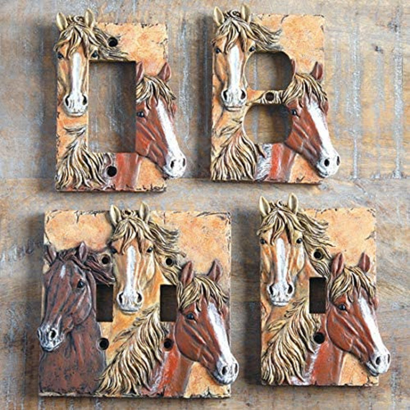 Plaque murale Wild Stallion Horses Kaneohe