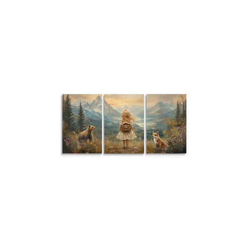 3 Piece Wrapped Canvas Print