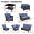 Schutt Wicker - Person Patio Conversation Set with Cushions-1578622806