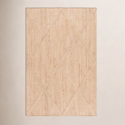 Flatweave Geometric Jute Rug