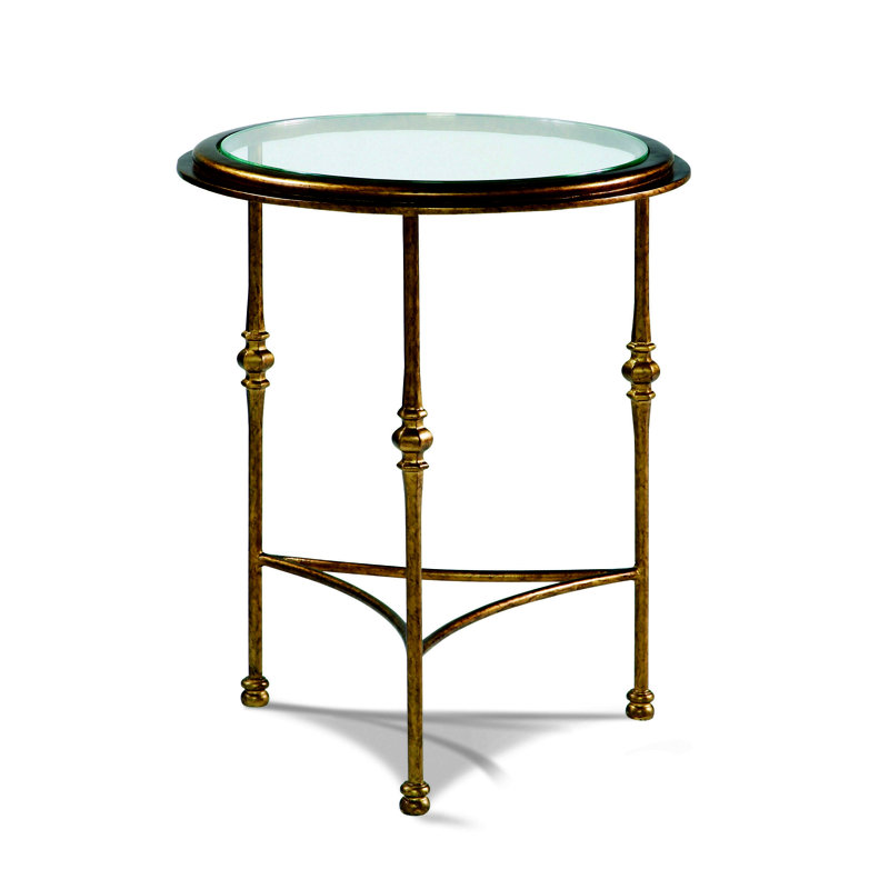 Princeton Glass Top End Table