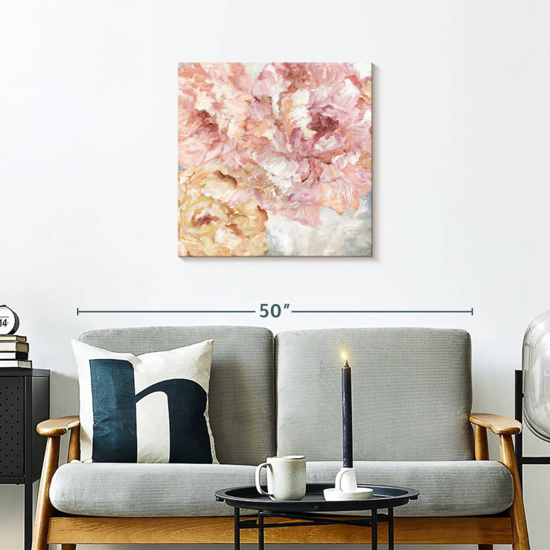 Pivoines contemporaines Avery I, H 24 po x l 24 po