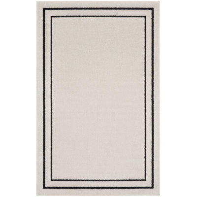 Tapis intérieur / extérieur blanc cassé Arvell