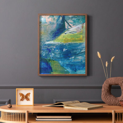 «Spring Winds VI», reproduction encadrée - bois massif