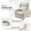 Fauteuil inclinable avec support lombaire-709438199