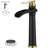VanoFall Waterfall Vessel Gold Single Hole, Single Handle With Drain Assembly-115183999