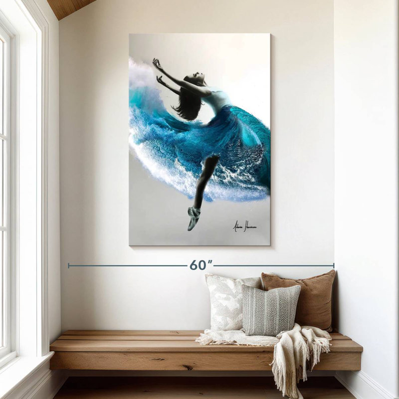 Enn Wave Dance, 48" H x 32" W