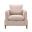 Chaise d'appoint moderne texturée