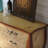 Classical painted flower and bird storage cabinet