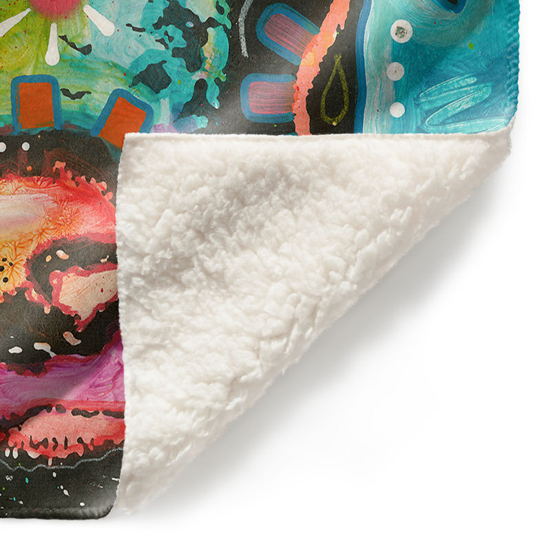  Couverture douce en sherpa, 51 po x 60 po