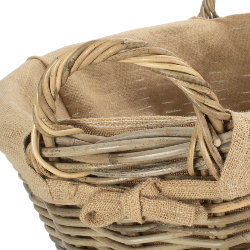 Bay Isle Home Rattan Log Basket