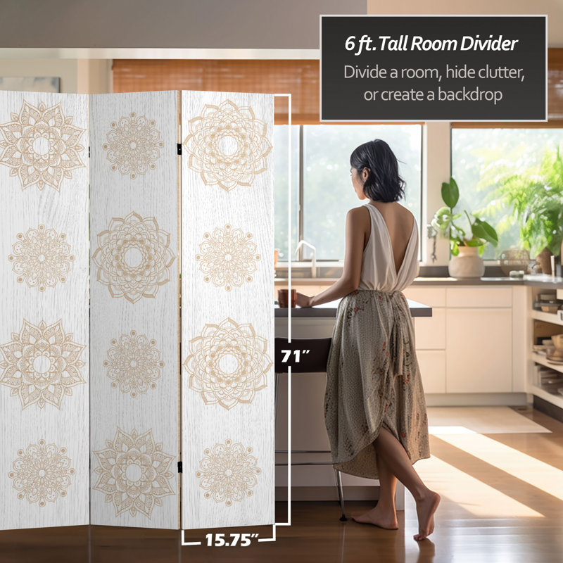 Cloison Mandala, Beige
