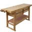 Établi en bois pour atelier et maison