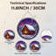 Panneau de vitrail 12 "H Winter Cabin-846600154