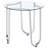Chrome 3-piece Round Coffee Table Set