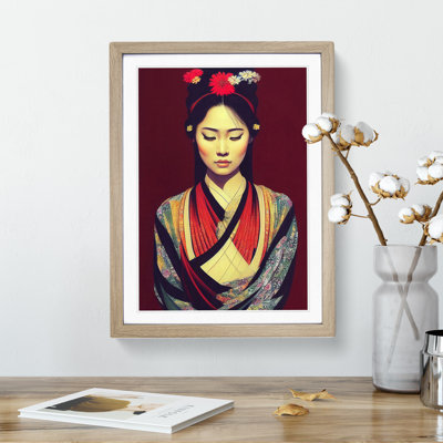 A Beautiful Geisha No.2 - Wall Art