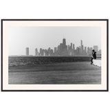 Contemplation In Gray Print by Ted Glasoe