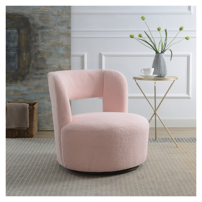 Fauteuil demi-tonneau pivotant Teddy