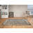 Oriental Machine Washable Area Rug in Blue/Cream-1696231285