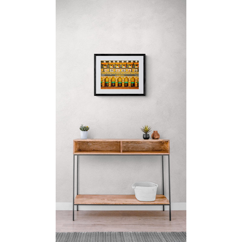 Buddhist Prayer Wheels Print by Mark Paulda, 17.25" H x 21.25" W, 16" H x 20" W