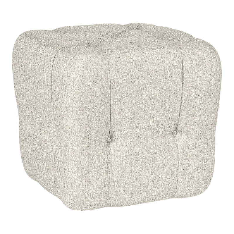 Glen Haven By Thom Filicia Square Pouf, Nomad Snow