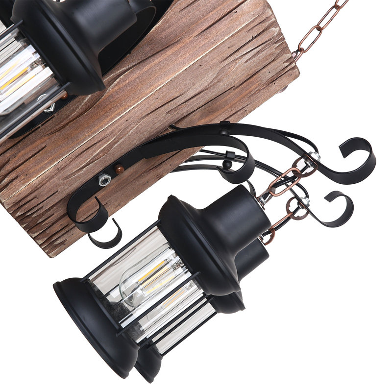 Aldolphus 6 - Light Dimmable Geometric Chandelier