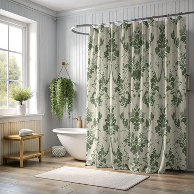 Rideau de douche standard 1 pièce Royal Patterns