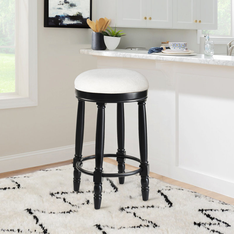 Ensemble de 2 tabourets de bar, tabourets à hauteur de comptoir, tabouret de bar pivotant à 360 ° pour la cuisine et la salle à manger