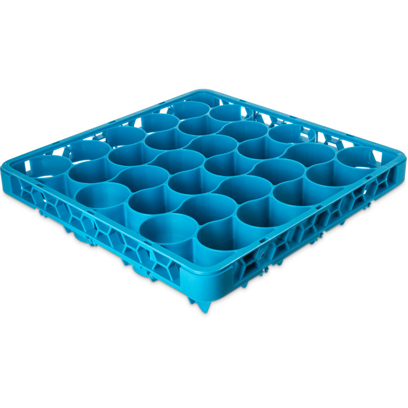 Support en verre, Bleu
