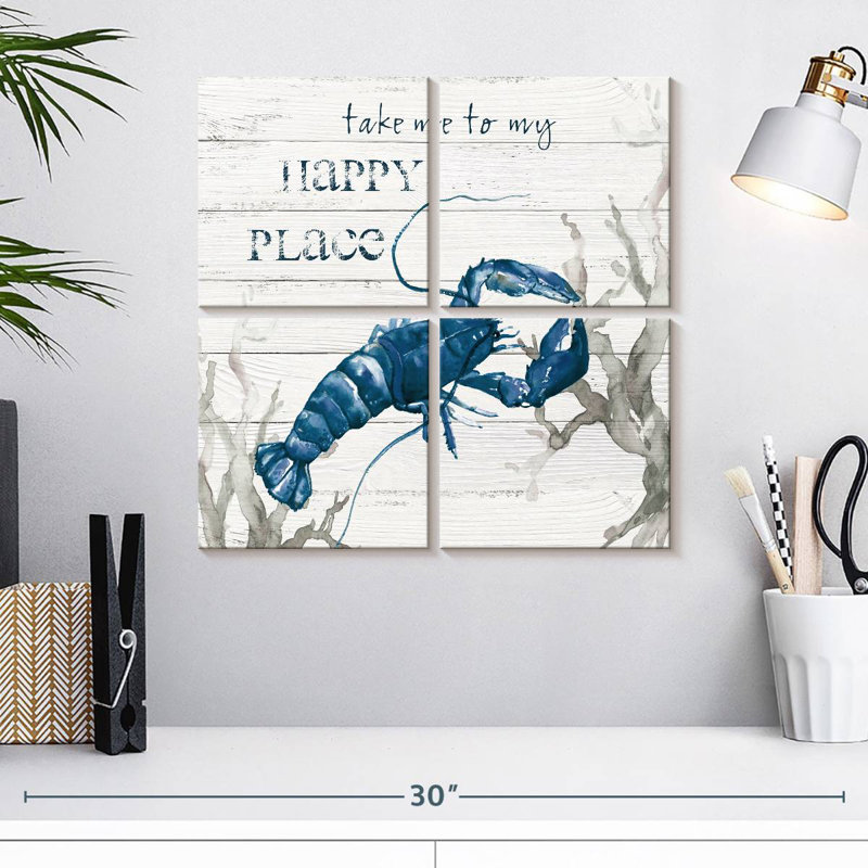 Homard Aletra Happy Place, H 18 po x l 18 po